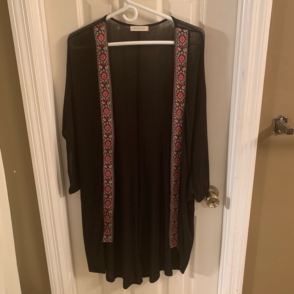 Cardigan with Trim Detail sz L